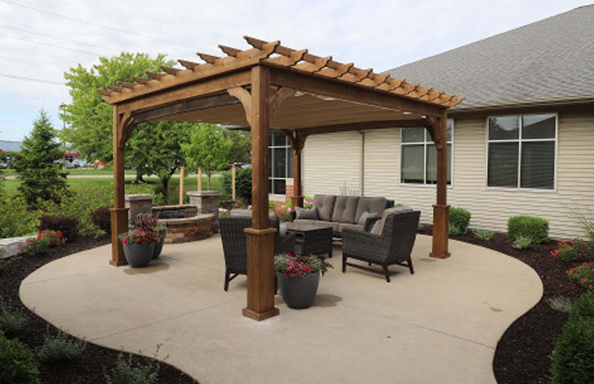 Freestanding Pergola Construction